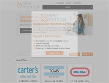 Tablet Screenshot of newmom.ca